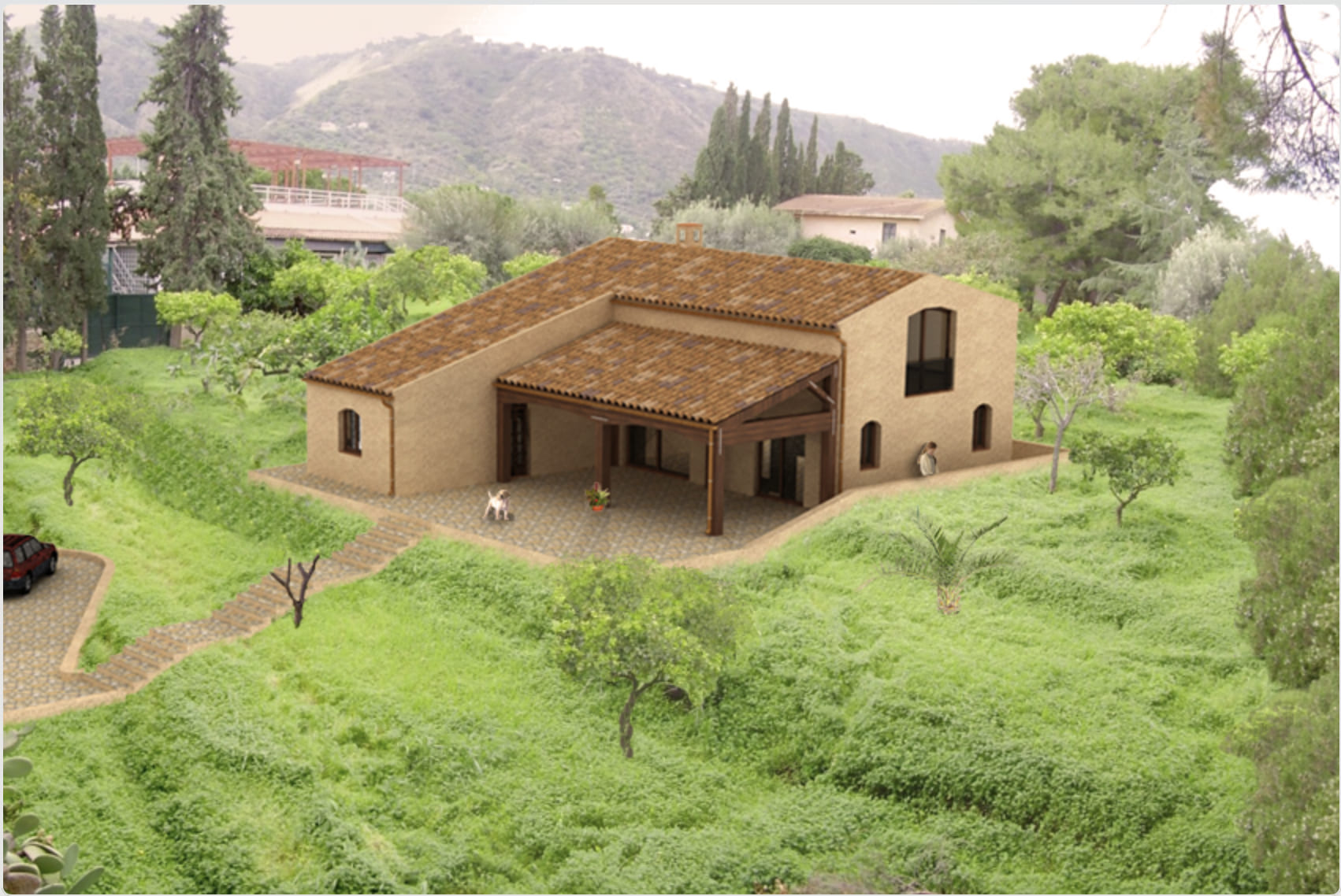 Esempio di fotoinserimento di un progetto