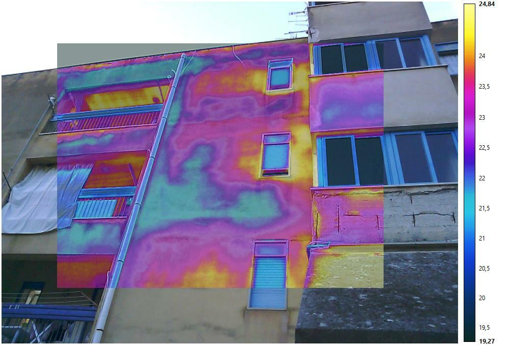 Diagnosi con termocamera e igrometro